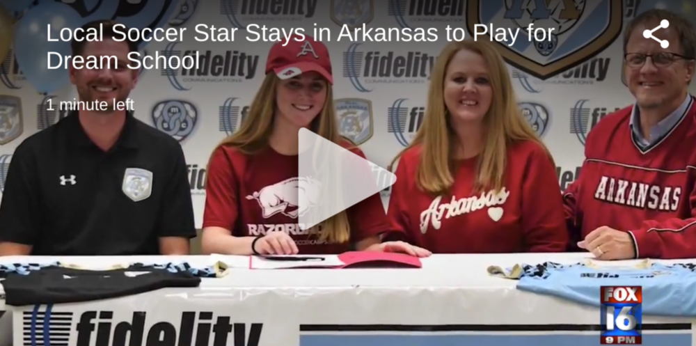 Local Soccer Star Stays in Arkansas to Play for Dream School