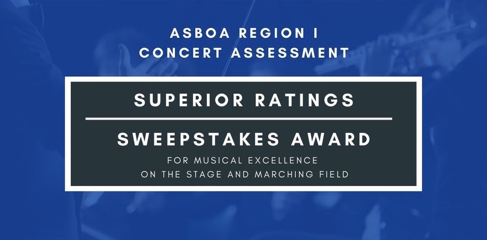 SHHS Freshman Band Receives Sweepstakes Award