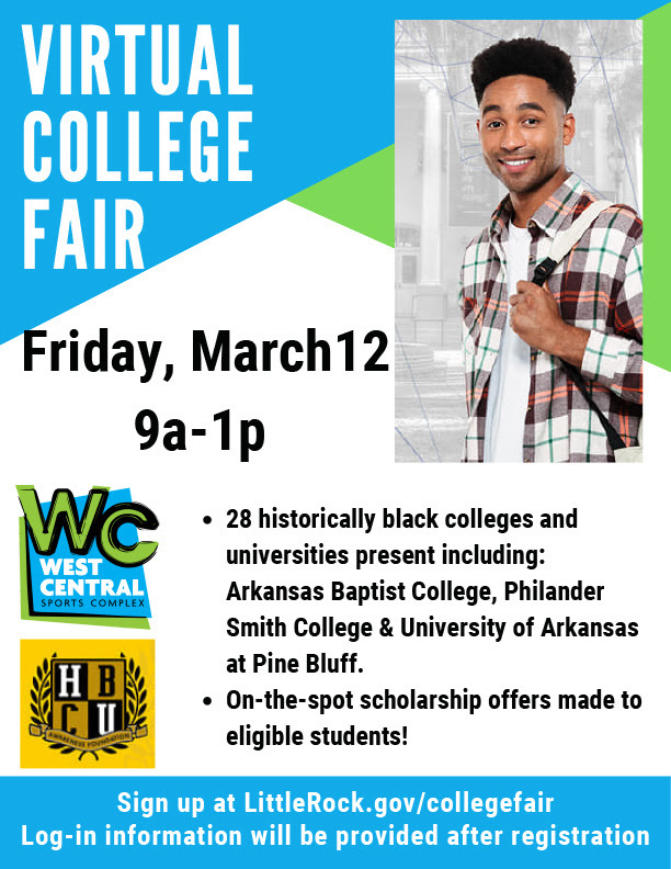 Registration for Virtual HBCU Awareness College Fair Now Open; West Central Community Center to Sponsor 500 Little Rock Students