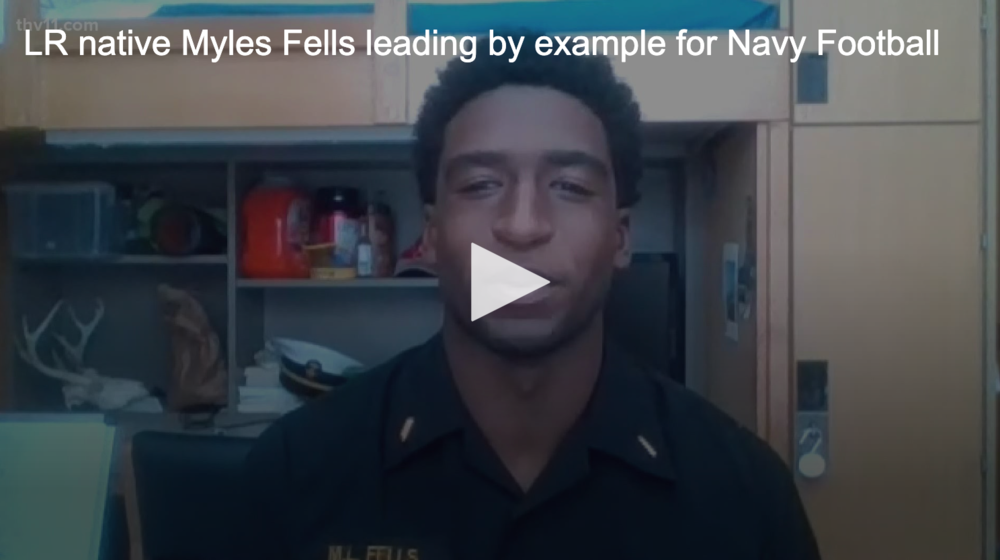 Little Rock native leading by example for Navy Football