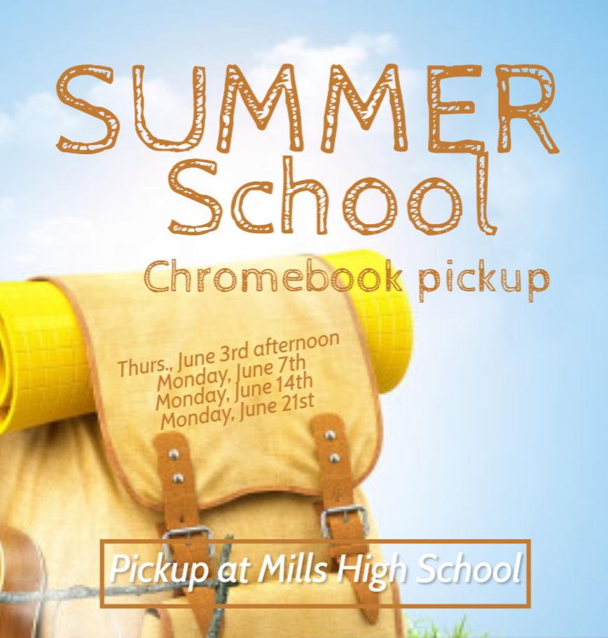 Summer School Chromebook Pickup