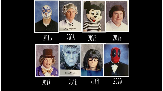 Local high school coach photo goes viral