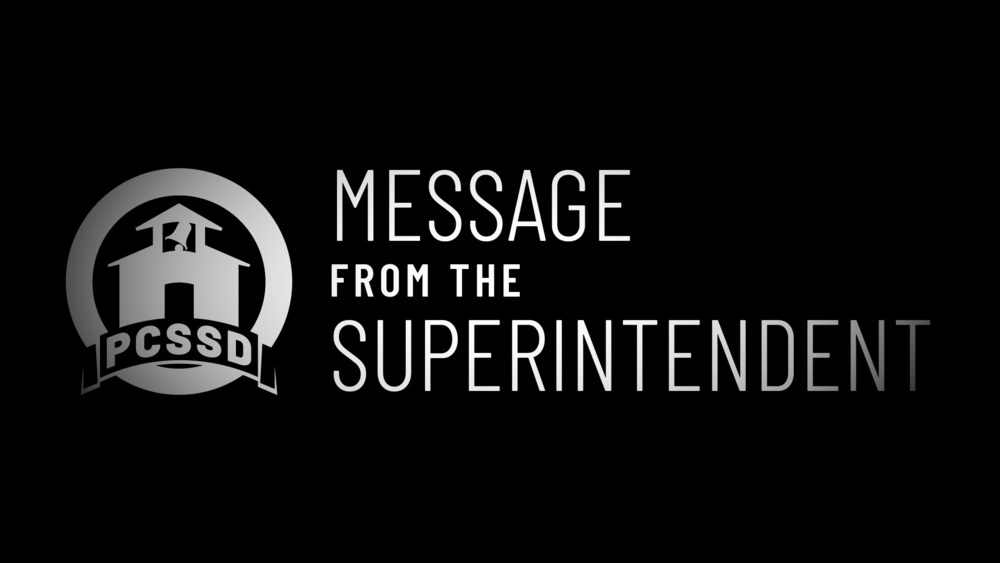 message from superintendent