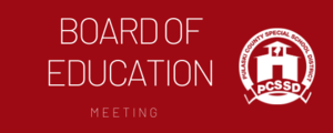 Special Board of Education Meeting