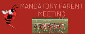Parent Meeting for Cheer, Dance & Pep Squads