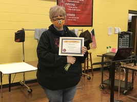 PFES Art Teacher Recognized for Service