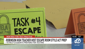 Robinson High School Uses Escape Room Tactics for Test Prep