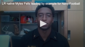 Little Rock native leading by example for Navy Football
