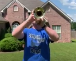 SHHS Student Plays for Taps Across America