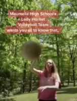 MHS Volleyball Team Spreads Encouragement