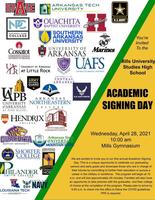 Mills High Academic Signing Day