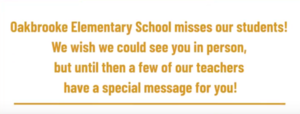 Oakbrooke Elementary Says Hello!