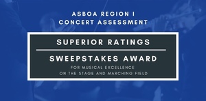 SHHS Freshman Band Receives Sweepstakes Award