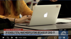 574 active COVID-19 cases in public schools; 22 modifications to onsite instruction