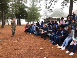 Military Club Visits Camp Robinson