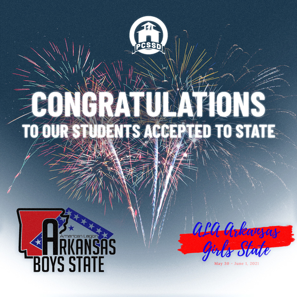 Congratulations to our students accepted to state