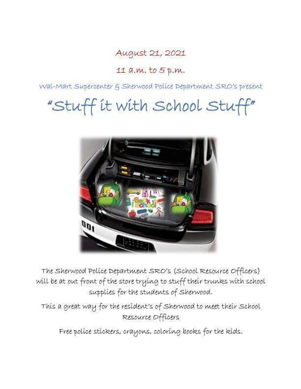sherwood school supply drive