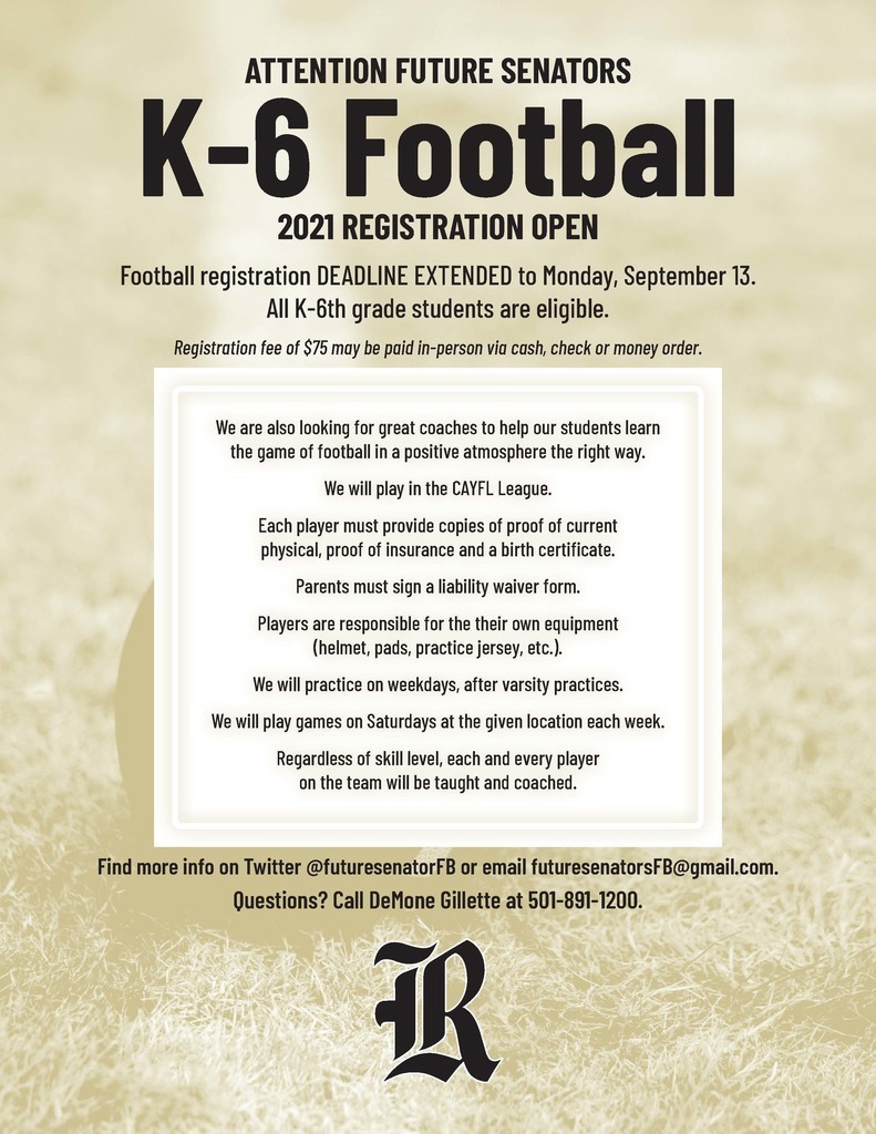 future senator football