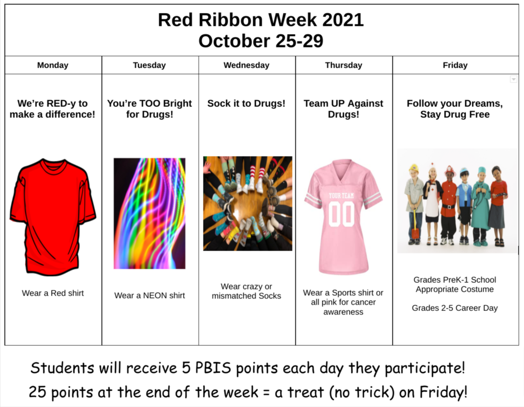 Red Ribbon spirit week