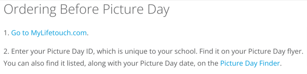 Picture Day is Tuesday, December 7th!