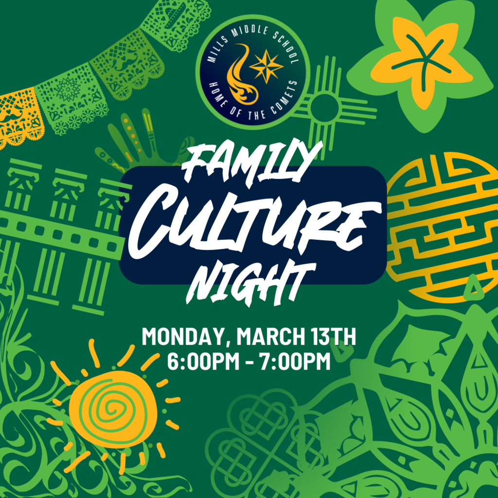 mills middle family culture night