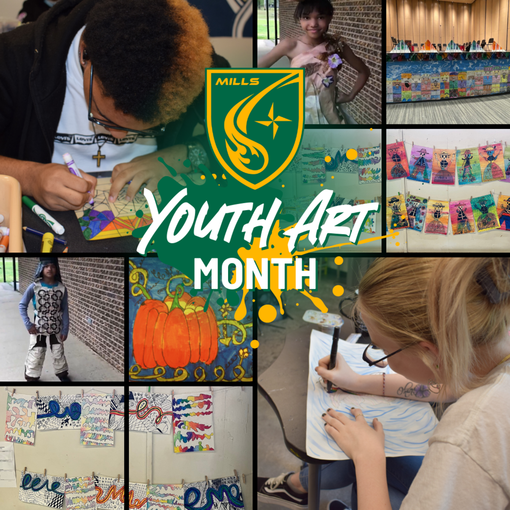 mills youth art month